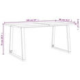 thumbnail image 4 of vidaXL Dining Table with Live Edge 160x80x75 cm Solid Wood Acacia, 4 of 5