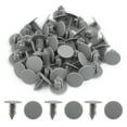 thumbnail image 2 of Unique Bargains 50Pcs Gray Car Door Fender Bumper Plastic Push Rivets Clip 9mm, 2 of 2