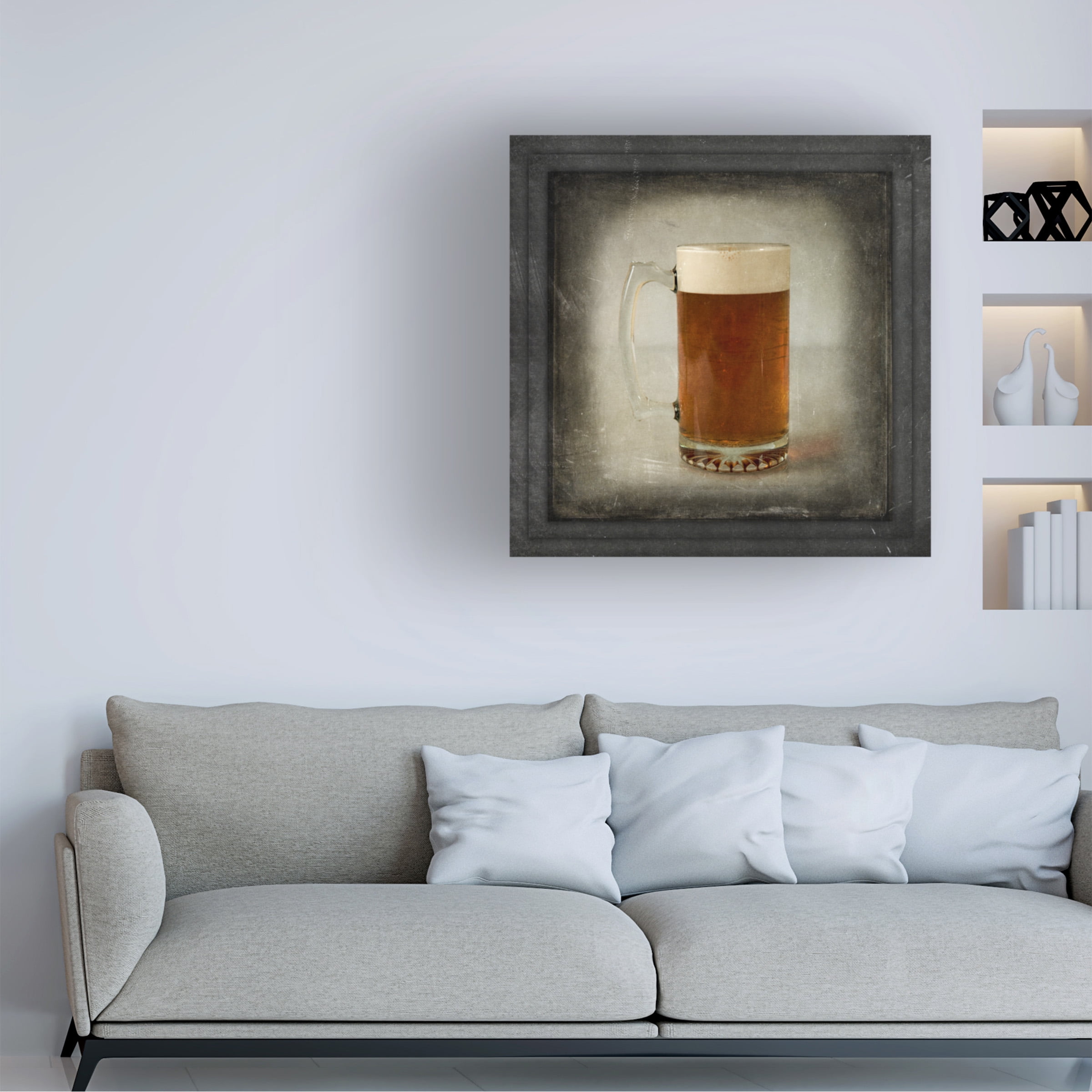 LightBoxJournal 'Dorm Room Pub Just Beer 2' Canvas Art