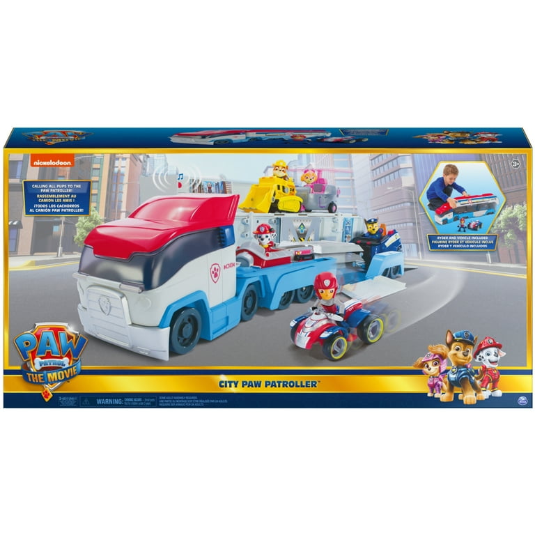PAW Patrol, Transforming City PAW Patroller Vehicle (Walmart Exclusive),  for Ages 3 and up