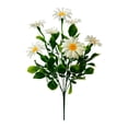 thumbnail image 2 of Outdoor Artificial Daisy Flowers UV Resistant Greenery Faux Shrub Bouquet for Hanging Planter Porch Garden Wedding Party Indoor Home Decor, 2 of 6