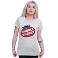 thumbnail image 3 of Retro Vintage Dubble Bubble Gum Logo Women's T Shirt Ladies Tee Brisco Brands S, 3 of 5