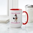thumbnail image 4 of CafePress - I Golf Like A Girl Ceramic Mug - 15 oz Ceramic Large White Novelty Mug, 4 of 4