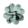 thumbnail image 2 of Hanging Wild Bird Feeder & Waterer, 4-Compartment Heart-Shaped Outdoor Bird Feeder for Garden & Patio, 2-in-1 Feeding & Watering Solution (Green), 2 of 6