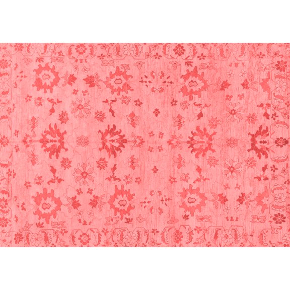 Ahgly Company Indoor Rectangle Oriental Red Traditional Area Rugs, 5' x 7'