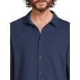 thumbnail image 4 of George Men’s Knit Button Down Shirt with Long Sleeves, Sizes S-3XL, 4 of 6