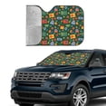thumbnail image 3 of Kdxio Christmas Gift Print Front Windshield Sun Shade,Folding Auto Sunshade for Car Truck SUV-, 3 of 7
