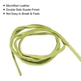 thumbnail image 4 of Uxcell 5.47 Yards 2.6mm Flat Leather Cord Suede String for DIY Crafts 8 Color in 1 Set, 4 of 6