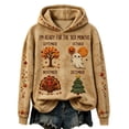 thumbnail image 2 of longantii Women's I'm Ready for The BER Months Hoodie, Long Sleeve Hooded Sweatshirt, Cute Halloween Holiday Pullover Top, Soft Casual Women's Sweatshirt, 2 of 4