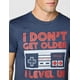 thumbnail image 5 of Camiseta Nintendo Leveling Up para Hombre Azul Marino Talla L, 5 of 6
