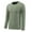 Army Green, variant on Mlzmgr Athletic Mens Shirts Spandex Stretchy Quick Drying Tops Crewneck Long Sleeve Sports Casual Shirts for Men