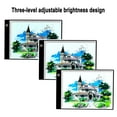 thumbnail image 3 of Sunjoy Tech 1 Set LED Copy Board Dimmable Multipurpose Ultra-thin Easy Carrying Plug-and-Play Create Paintings A4 LED Tracing Light Pad Drawing Board with Scale for Home, 3 of 8