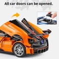 thumbnail image 6 of 1:32  Huayra BC HP Diecast Alloy Sports Cars Model Toys with Sound Light Pull Back Doors Opened Vehice Boy Christmas Gifts, 6 of 10