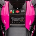 thumbnail image 5 of 12V Kids ATV Quad Car with Forward & Backward Function, Four Wheeler for Kids with Wear-Resistant Wheels, Music, Electric Ride-on ATV for Toddlers Ages 3+ Years Old,Pink, 5 of 7