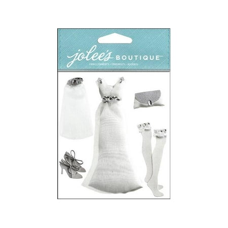 Jolee's Boutique Dimensional Stickers, Wedding Dress