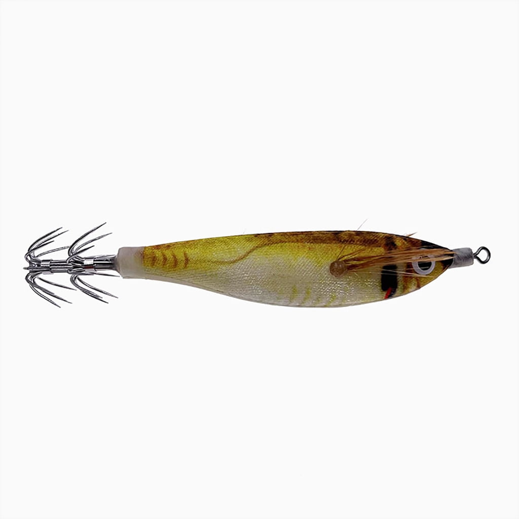 14Pcs Cuttlefish Hook Fishing Lures Shrimp Lures Baits Squid Jig 9g Glow Jig Hook Fluorescent Squid Jig Hard Baits