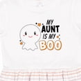 thumbnail image 4 of Inktastic My Aunt is My Boo with Cute Ghost Girls Toddler Dress, 4 of 5