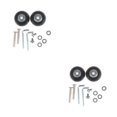 thumbnail image 2 of Youkk Enhanced Performance 2Pcs Rubber Luggage Suitcase Wheels Replacement 50mm Thickness 18mm 2Set, 2 of 6