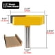 thumbnail image 2 of Cuchillo de Limpieza Para Encimera, Cortador de Bordes, Máquina de Grabado, Cuchillo Gong, Mango 1/2 MABOTO A, 2 of 7