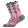 thumbnail image 3 of 5 pares de calcetines para caminar y senderismo para hombres y mujeres, antiampollas, cómodos, transpirables, de algodón natural, acolchados para deportes al aire libre oso de fresa  Electrónica, 3 of 4