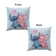 thumbnail image 2 of Funda de almohada de dibujos animados de Stitch, funda de almohada con patrón lindo, funda de almohada súper suave para decoración del hogar, juego de 4 de 20 x 20 pulgadas, 2 of 6