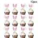thumbnail image 4 of Bandera De Papel 1 Pack Easter Glitter Paper Flags Cake Toppers Multicolor Shiny Cake Inserts for Cupcakes and Desserts 2.3x2.3" JASKFLY, 4 of 6