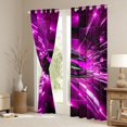 thumbnail image 3 of Erosebridal Race Car Blackout Curtains Set of 2 (38x54 Each), Speed Light Living Room Curtains, Purple Pink, 3 of 5