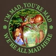 thumbnail image 3 of CafePress - WE're ALL MAD HERE Dark T Shirt - Men's Classic Graphic Cotton T-Shirt, 3 of 4