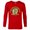 New Red, variant on Disney The Nightmare Before Christmas Beach Club Resort - Long Sleeve T-Shirt for Men - Customized-White