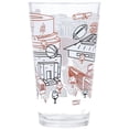 thumbnail image 2 of Texas Longhorns 16oz. Campus Line Art Pint Glass, 2 of 2