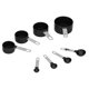thumbnail image 3 of Juego de 8 cucharas medidoras Nikou Acero inoxidable con mango, 3 of 15