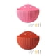 thumbnail image 1 of Juego de 2 maceteros de pared con autorriego, diseño de ramas y flores Rosado rojo, 1 of 9