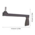 thumbnail image 2 of OFFIGAM Beach Umbrella Parts 1Pack Dark Grey Plastic Rotary Handle For Easy Replacement And Wear-Resistant, 2 of 8
