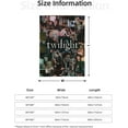 thumbnail image 4 of Flannel Blanket The Movie Twilights Nap Blanket Air Conditioning Blankets Couch Bed Office Blankets Soft and Cozy 40"X30", 4 of 6