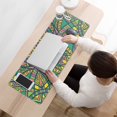 thumbnail image 3 of Performore Multi-Colored Mandala Mouse Pad: Gaming and Home Office Essential, Non-Slip Rubber Base and Stitched Edge, 31.5x11.8 Inch, 3 of 7