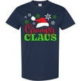 thumbnail image 3 of Inktastic Grampy Claus with Christmas Santa Hat and Snowflakes T-Shirt, 3 of 5