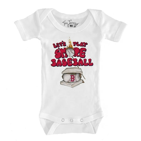 Boston Red Sox Tiny Turnip Infant S'mores Bodysuit - White