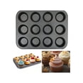 thumbnail image 2 of Charola para 12 cupcakes con antiadherente molde de repostería, 2 of 3