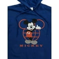 thumbnail image 2 of Disney Womens Blue Mickey Mouse Hoodie Sweatshirt Small, 2 of 2