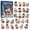 B, variant on Snowman Advent Calendar 2026, 24 Days Christmas Countdown Calendar, 24 PCS Collectible Acrylic Snowman Ornaments for Christmas tree, Christmas Advent Calendar, Surprise Xmas Gift