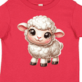 thumbnail image 4 of Inktastic Cute Fluffy Lamb Boys or Girls Toddler T-Shirt, 4 of 5