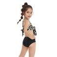 thumbnail image 5 of Arvbitana Two Piece Bikini Family Matching Ruffle Swimsuit Women Swimwear Mommy and Me, 5 of 7