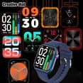 thumbnail image 4 of Full Screen Control Outdoor Multifunctional Sports And Fitness Bluetooth Call Intelligent Reminder Magnetic Charging Smartwatch, 4 of 6
