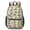 Mushroom and Species Beige Pattern, variant on Mushroom and Species Beige Pattern 17" Waterproof Oxford School Backpacks for Teens, S-Shape Padded Straps, for School, Travel, Hiking, Camping