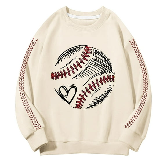 Mercatoo Boys Girls Oversized Baseball Graphic Hoodie Long Sleeve Pullover Sweatshirts Crewneck Warm Winter Fall Clothes