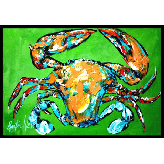 Carolines Treasures MW1154JMAT 24 x 36 In. Wide Load Crab Indoor or Outdoor Mat