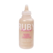 Ruby Kisses Liquid Foundation Medium Coverage, Lightweight, Natural Finish, Face Makeup for All Skin Type, Korean Makeup (Natural Buff)