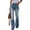 Sky Blue, variant on Wutalume Jeans for Women Retro Straight Leg Micro Flare, Vintage Inspired Denim Pants with Stretch Comfort for Timeless Style,Black L