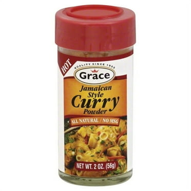 Grace Jamaican Style Hot Curry Powder 12x2oz Bottle