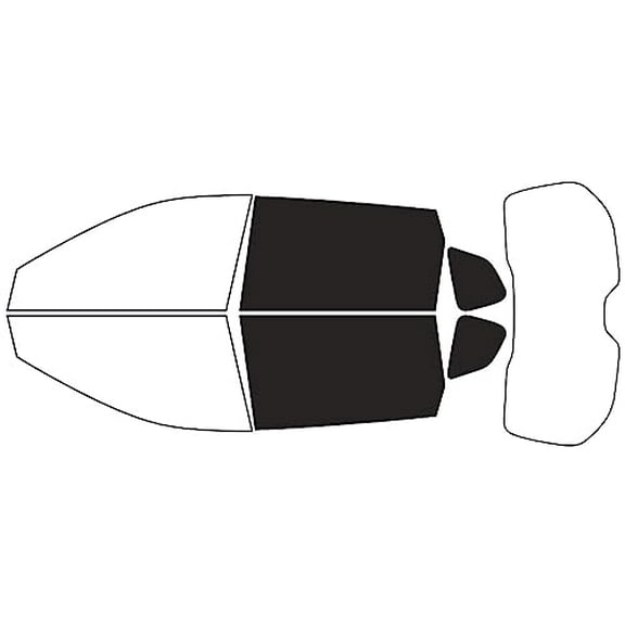 Avery Dennison NR Nano Ceramic IR Window Tint Kit Compatible with Nissan Rogue 2014-2020 - Back